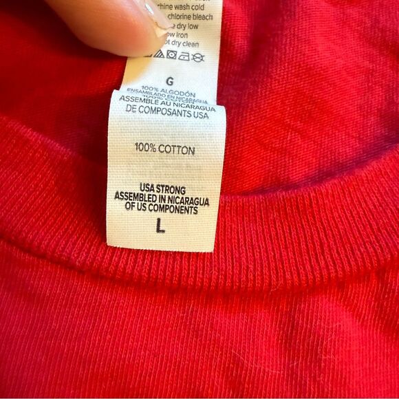 Barstool Sports Gato and Chill NJ Devils Red T-Shirt Men’s Unisex Size L - Picture 4 of 5